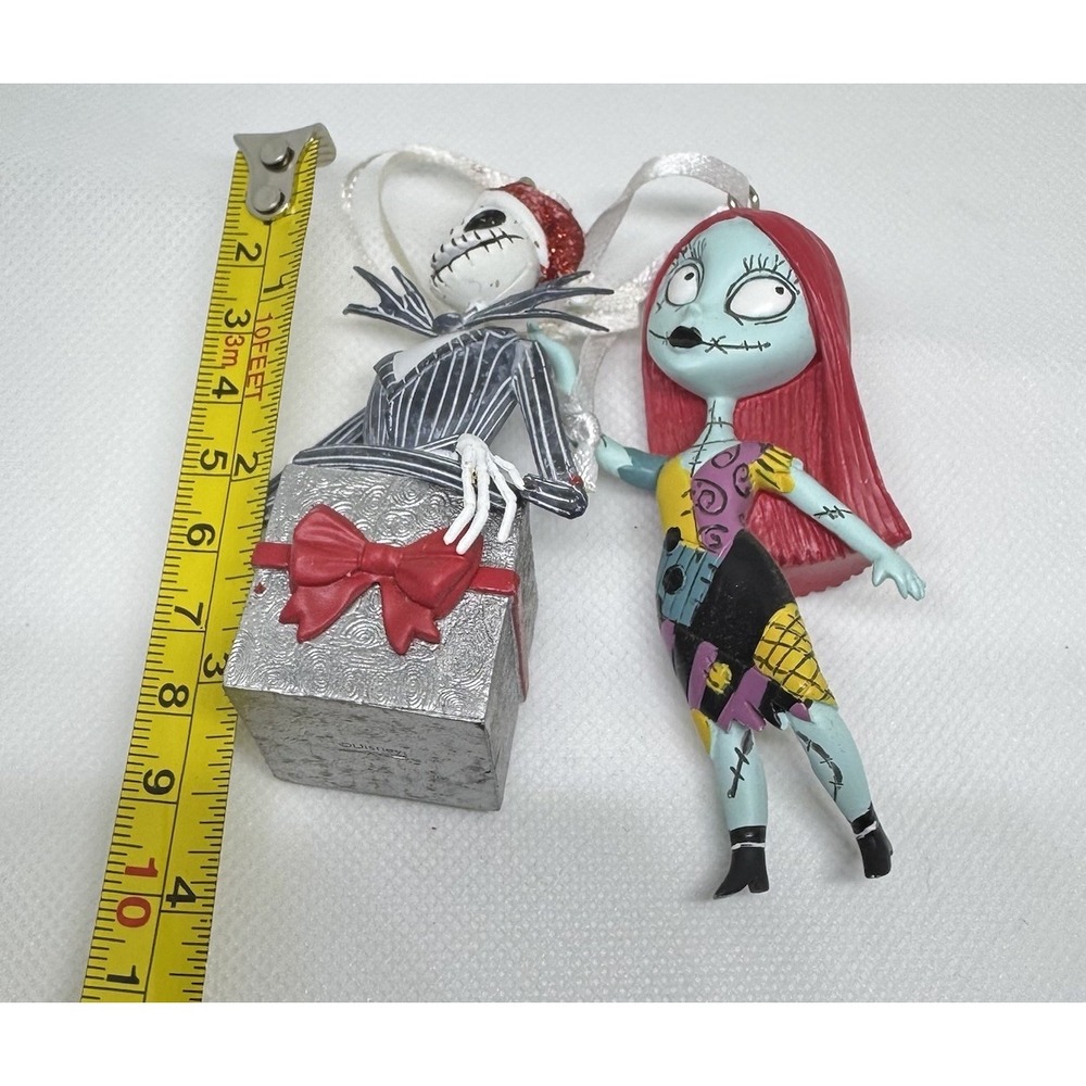 Disney  Jack Skellington Sally Bell Ornaments‎ nightmare Before Christmas lot - Picture 4 of 4